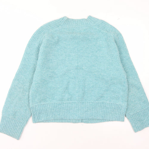White Stuff Women's Blue Cardigan Size 12 V-Neck