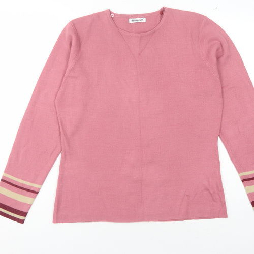 Berketex Women's Pink Striped Jumper, Size 14