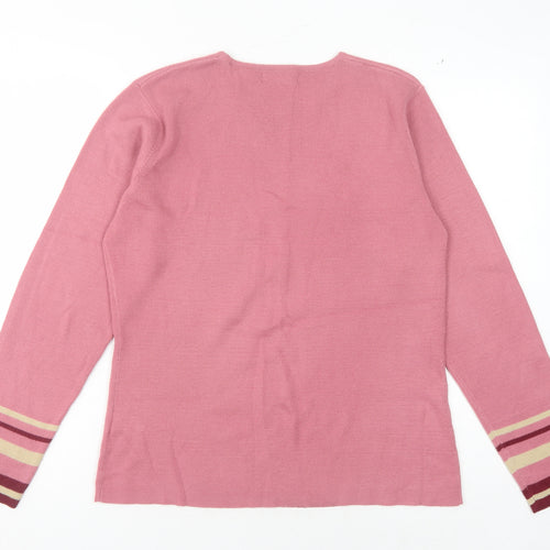 Berketex Women's Pink Striped Jumper, Size 14