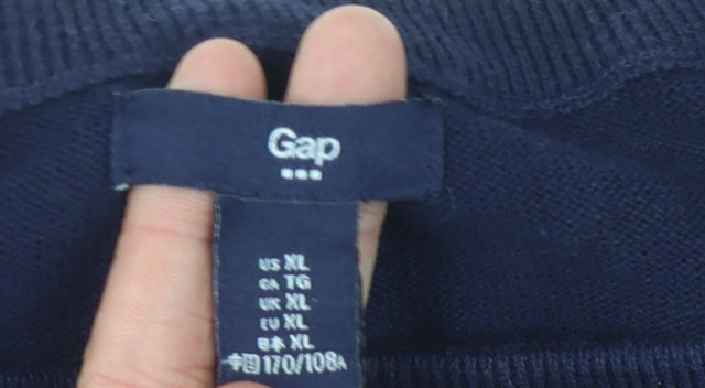 Gap Women's Blue XL Pullover Jumper Crew Neck