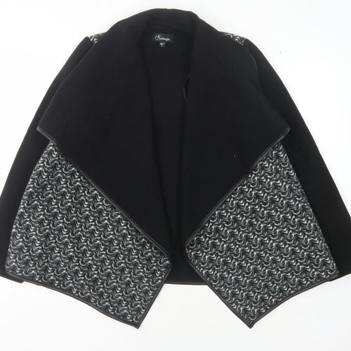 Barrage Women's Black Open Coat Size S