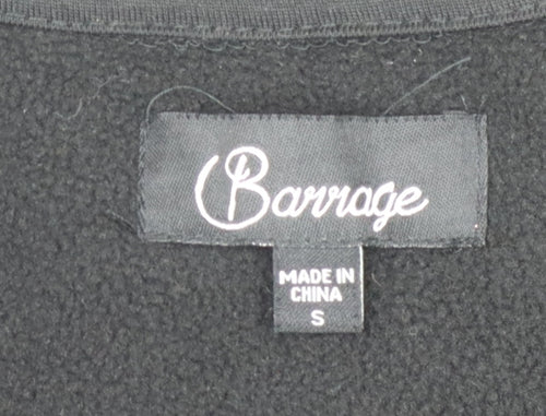 Barrage Women's Black Open Coat Size S