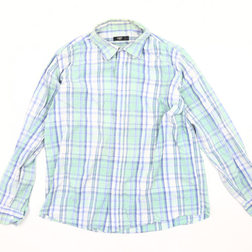 Cotton Traders Men's Multicoloured Plaid Shirt Size L