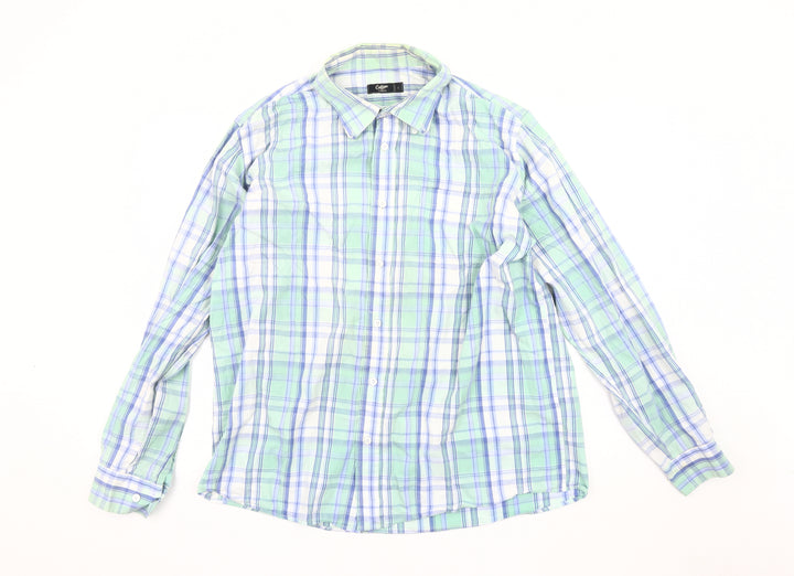 Cotton Traders Men's Multicoloured Plaid Shirt Size L