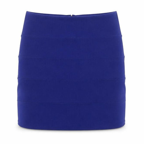 Topshop Women's Blue Bandage Short Skirt, Size 10