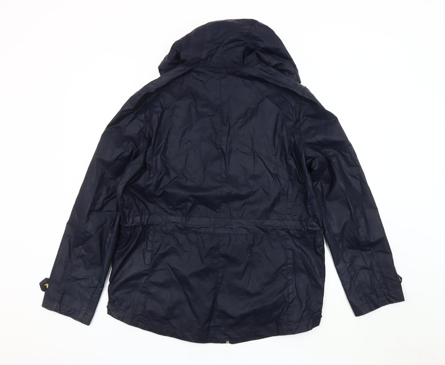 Next Women's Blue Hooded Parka Jacket Size 14