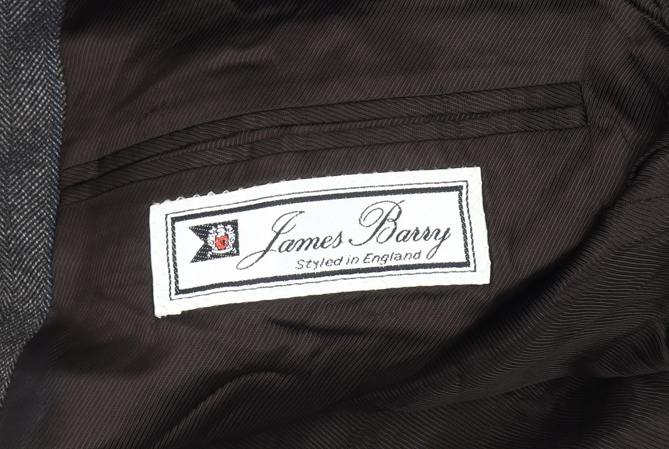 James Barry Men's Grey Blazer Size 42 - Elegant Formal Jacket