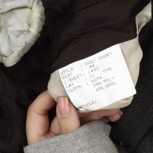 James Barry Men's Grey Blazer Size 42 - Elegant Formal Jacket