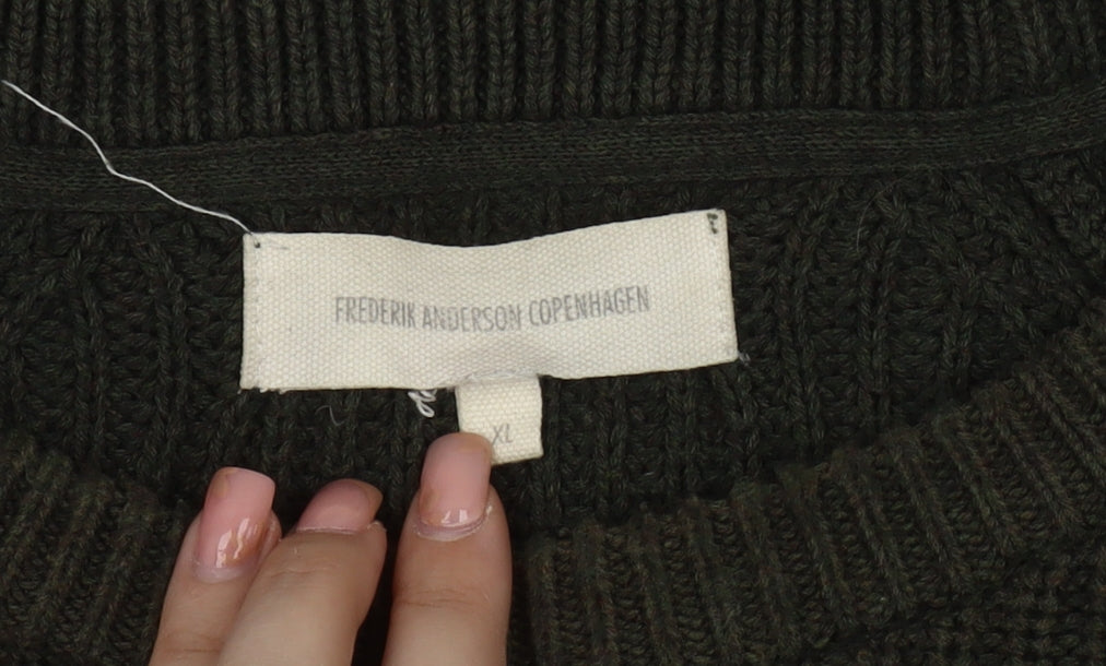 Frederik Andersen Copenhagen Green Men's XL Pullover