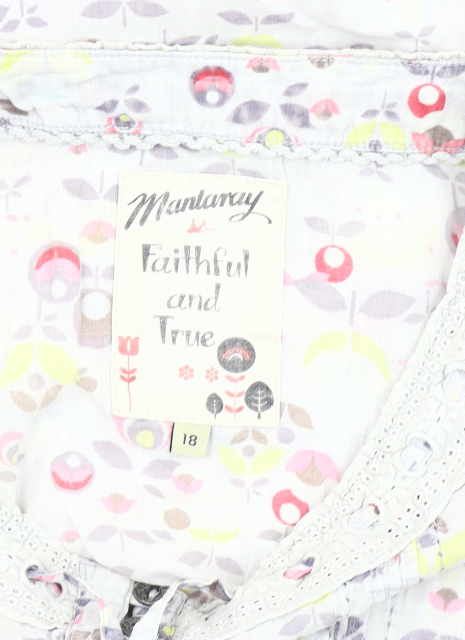 Mantaray Women's Multicoloured Floral T-Shirt 18