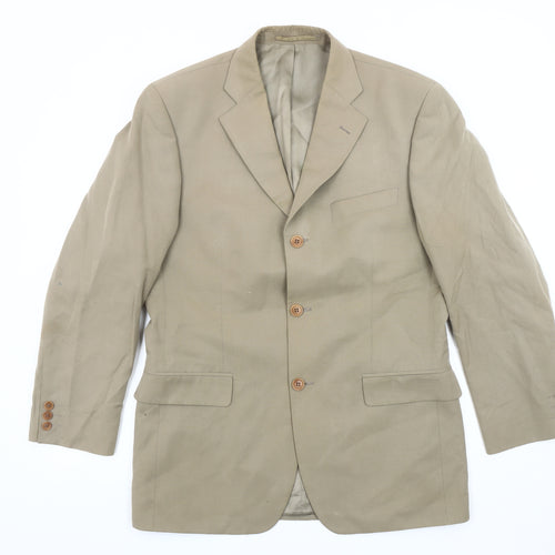 Balmain Men's Beige Regular Fit Blazer Jacket 38R