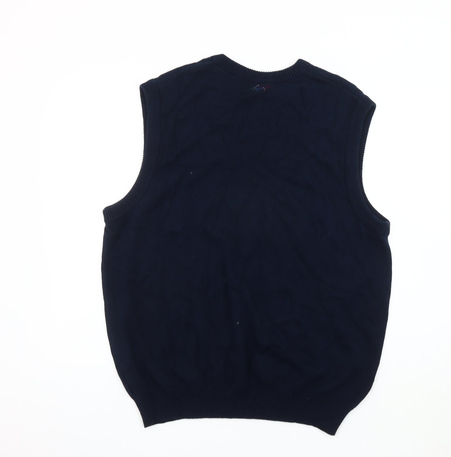 Greg Norman Men's Blue Sleeveless Knit Vest M