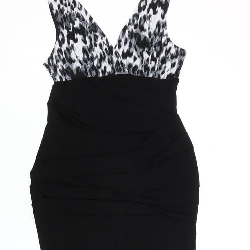 Intermission Women's Black & White Bodycon Dress, Size 12