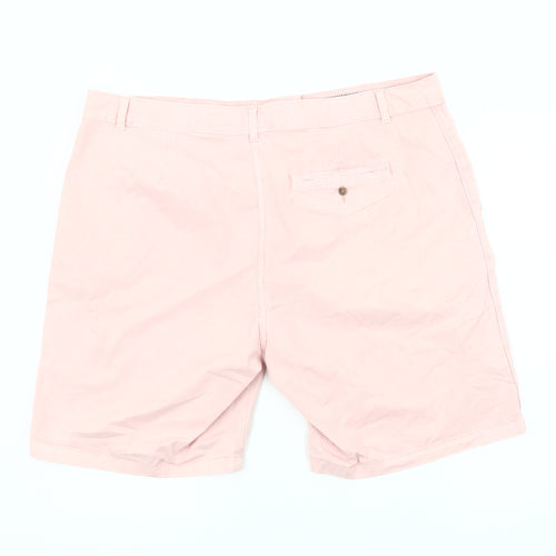 Marks and Spencer Unisex Pink Chino Shorts Size 20