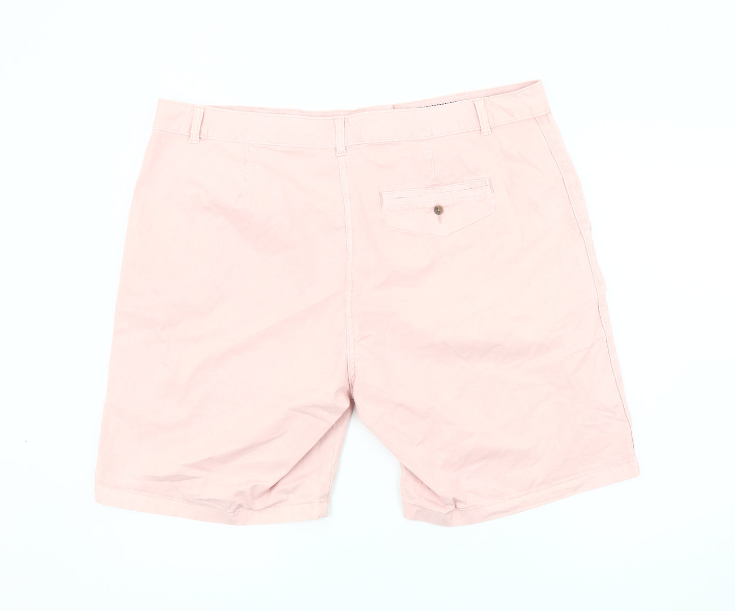 Marks and Spencer Unisex Pink Chino Shorts Size 20