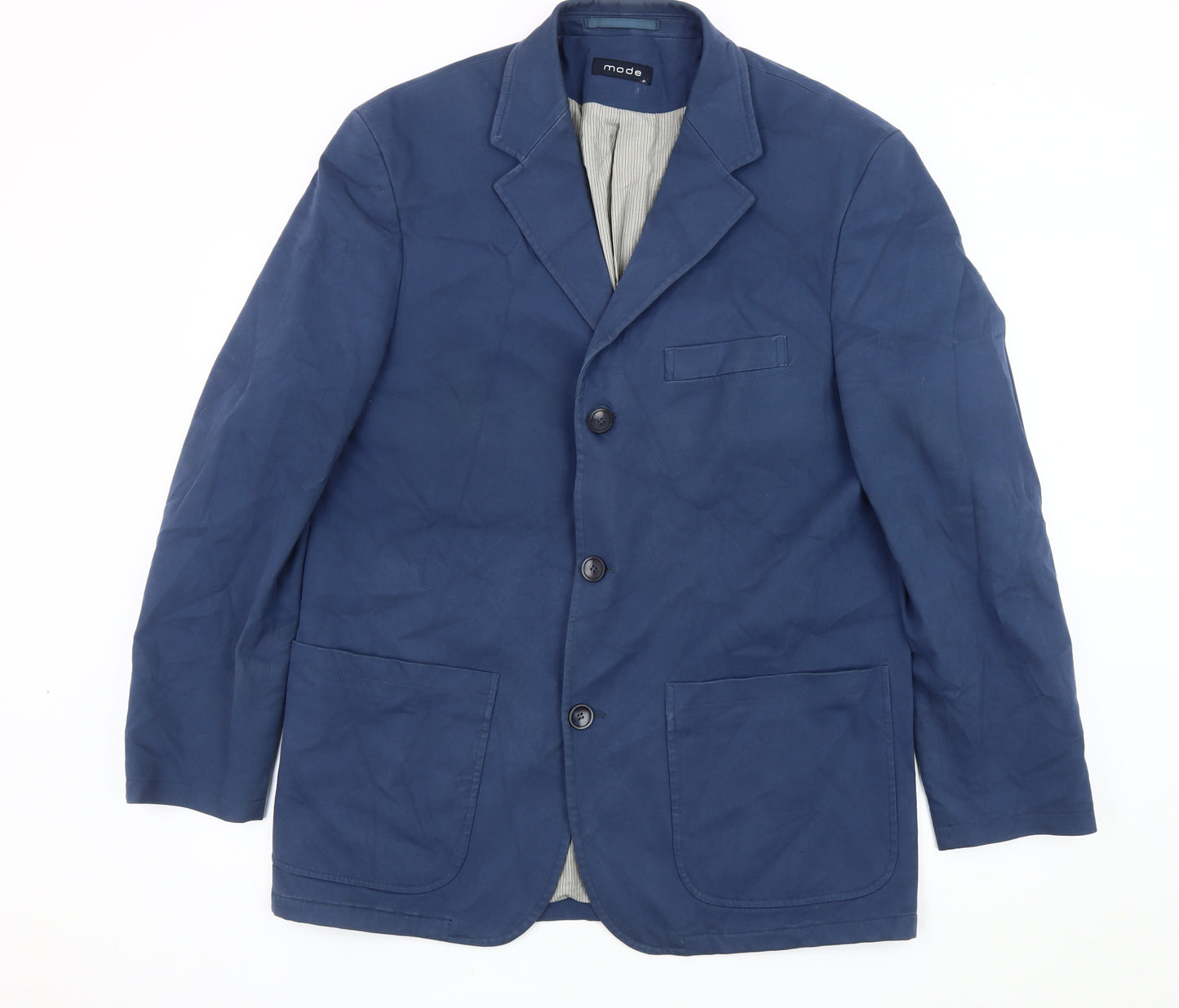 Mode Blue Men's Blazer 40S Cotton Elastane Casual