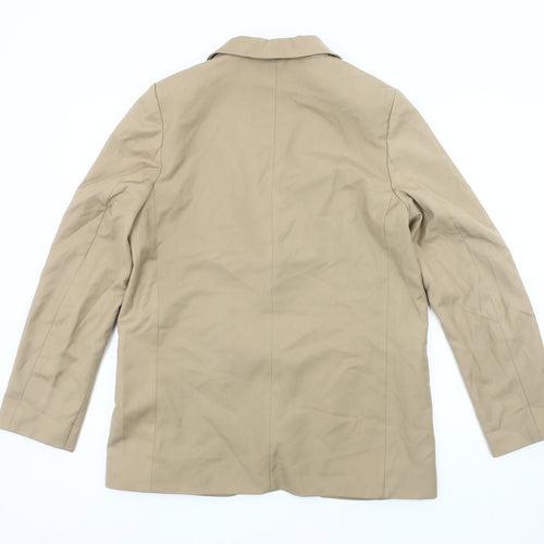 H&M Women's Beige Blazer, S, Single-Breasted, Lined