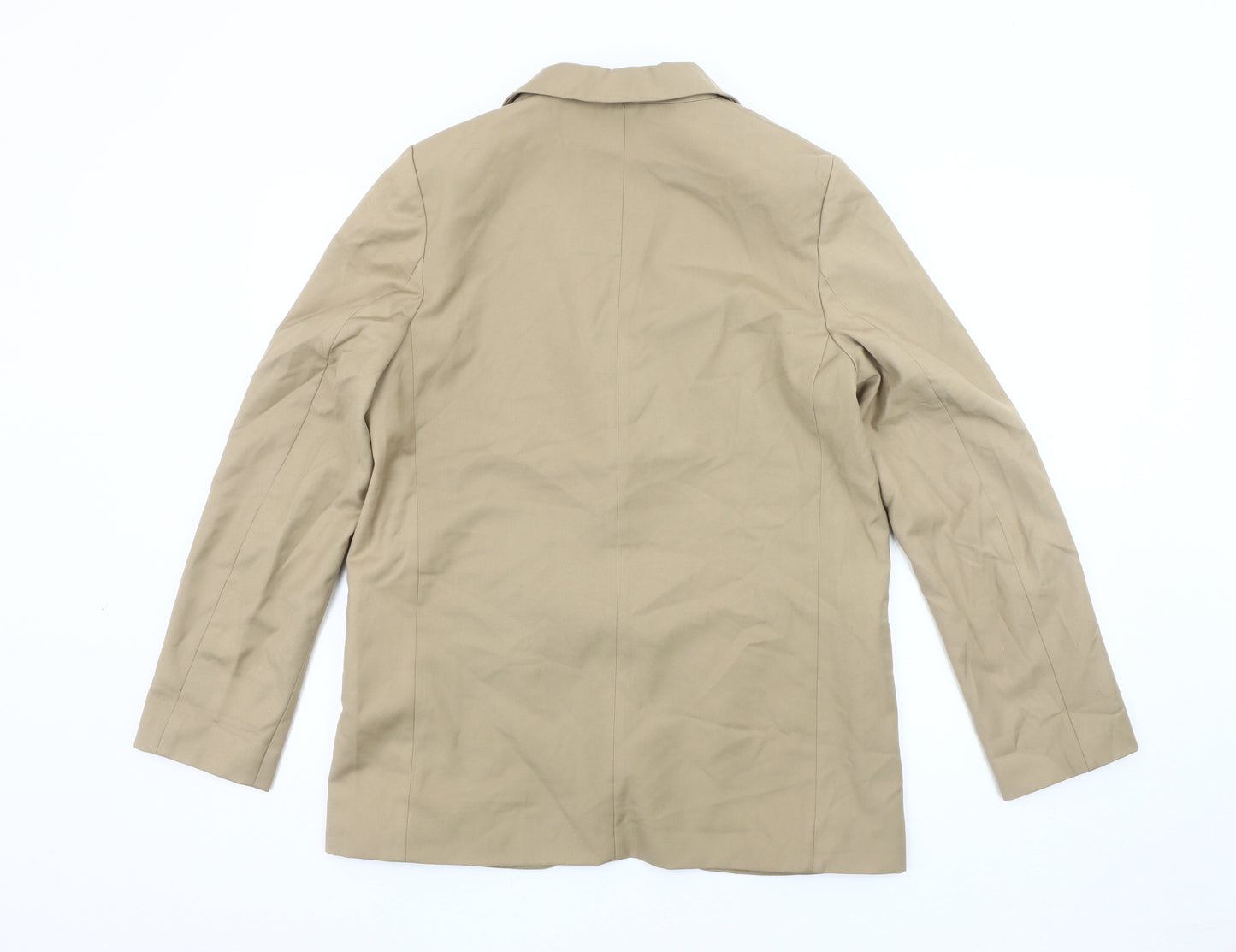 H&M Women's Beige Blazer, S, Single-Breasted, Lined