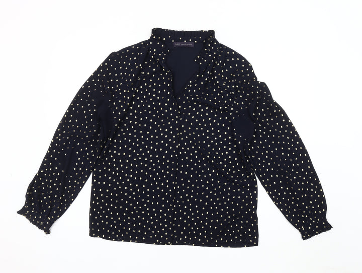 Marks and Spencer Women’s Blue Polka Dot Blouse Size 12