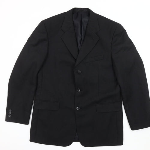 Zantos Men's Black #Suit Jacket, Formal Business Wear 40R