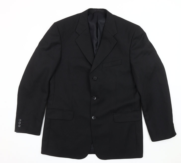 Zantos Men's Black #Suit Jacket, Formal Business Wear 40R