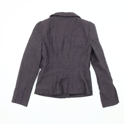 Next Women's Grey Blazer Size 8, Lined, Very Good Condition