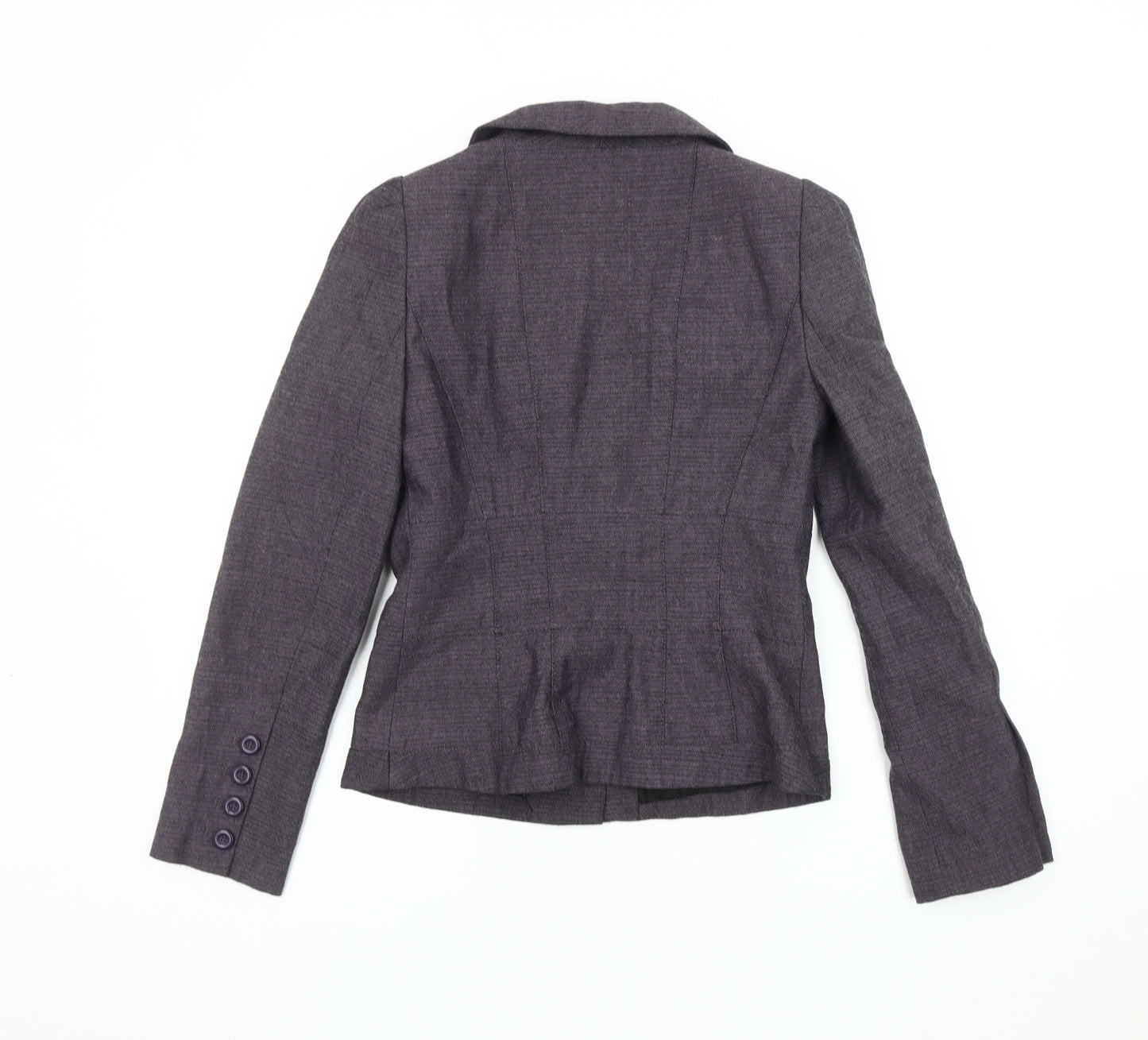 Next Women's Grey Blazer Size 8, Lined, Very Good Condition