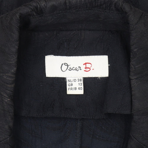 Oscar B. Women's Black Blazer, Size 12, Regular Fit