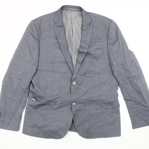 Next Men's Blue Slim Fit Blazer Size 44R