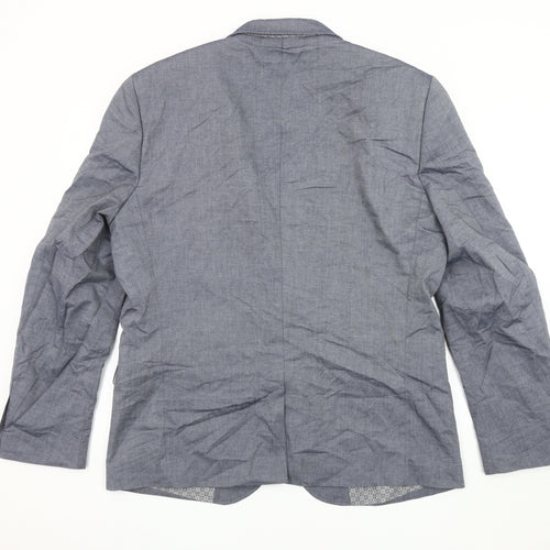 Next Men's Blue Slim Fit Blazer Size 44R