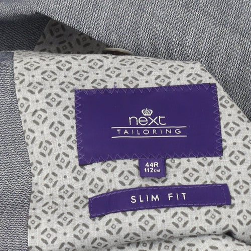 Next Men's Blue Slim Fit Blazer Size 44R