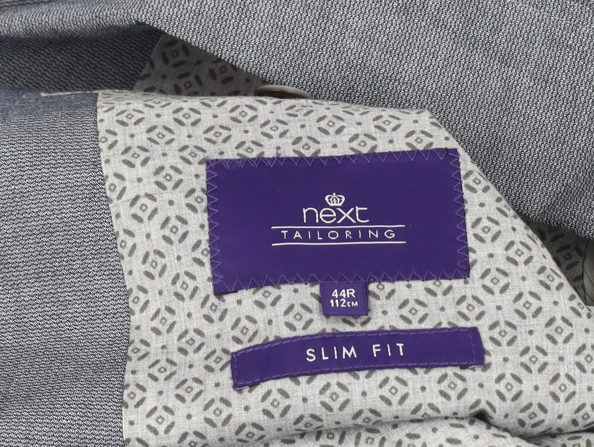 Next Men's Blue Slim Fit Blazer Size 44R