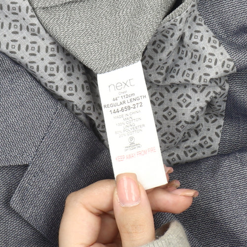 Next Men's Blue Slim Fit Blazer Size 44R