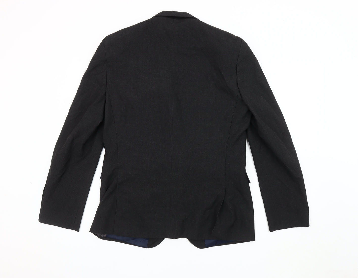 Next Men's Black Blazer 40R Regular Fit Business Jacket