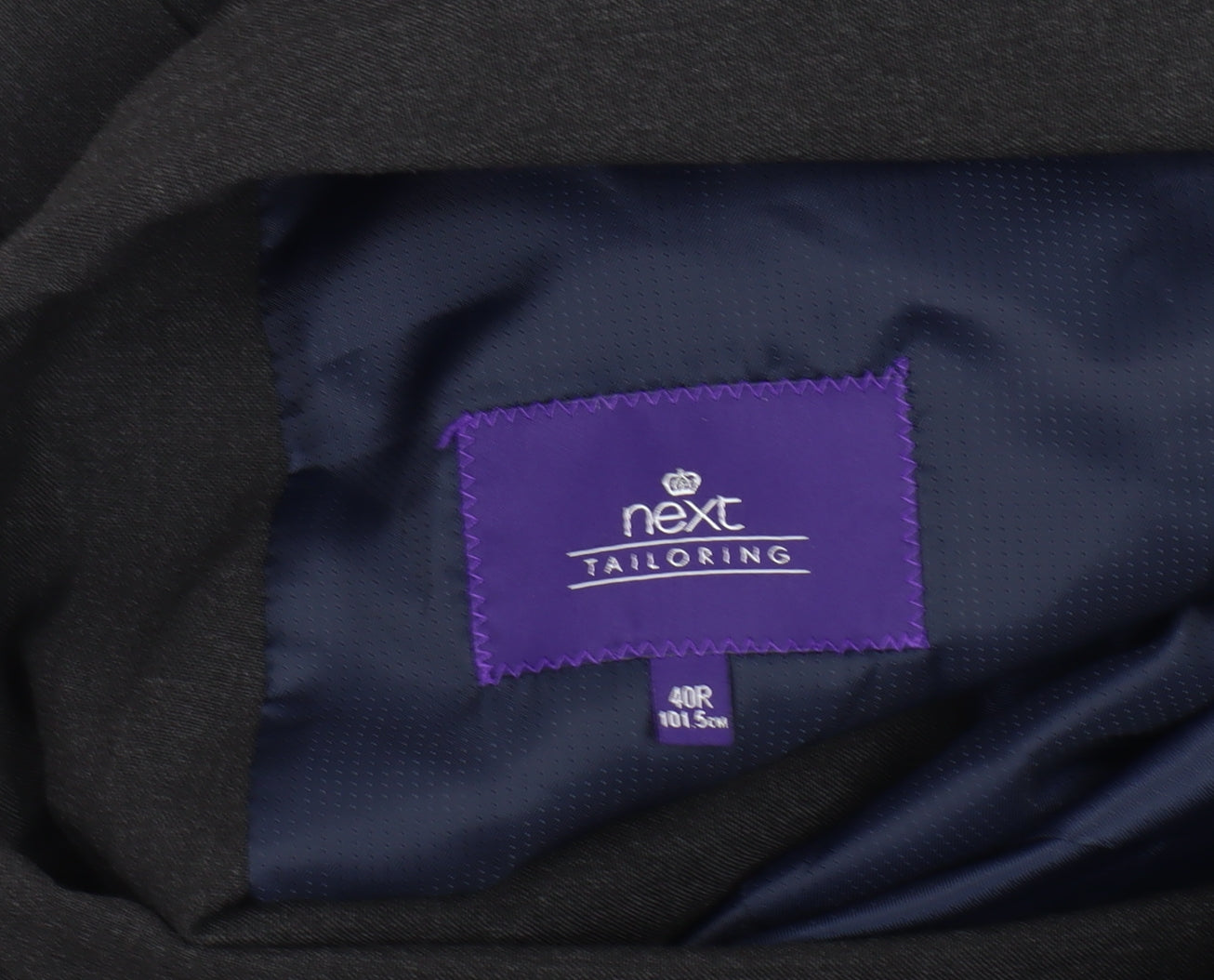 Next Men's Black Blazer 40R Regular Fit Business Jacket