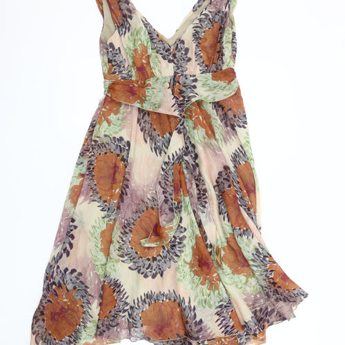 Principles Women's Multicoloured A-Line Hi-Low Dress Size 10