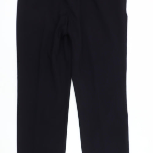 Marks and Spencer Men's Blue Crease Resistant Trousers