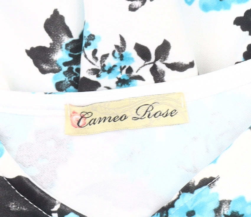Cameo Rose Women's Multicolour Floral A-Line Dress Size 10