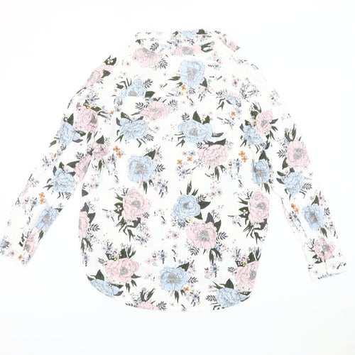 H&M Women’s Multicoloured Floral Blouse Size 10