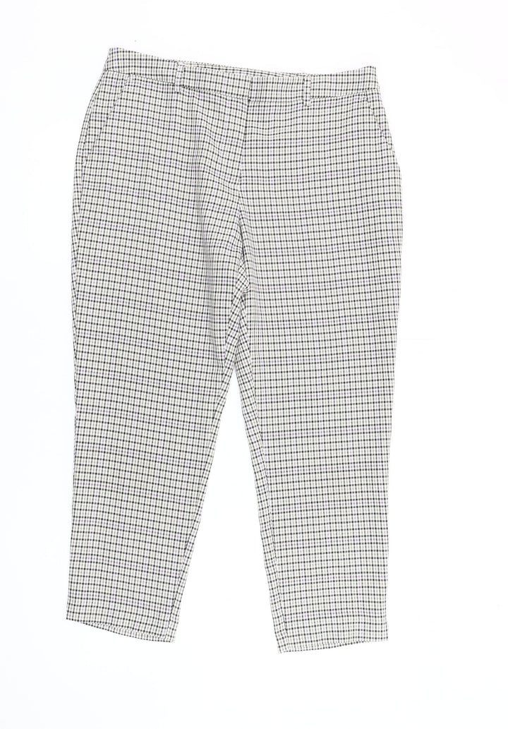 Dorothy Perkins Women's Multicolour Check Cropped Trousers
