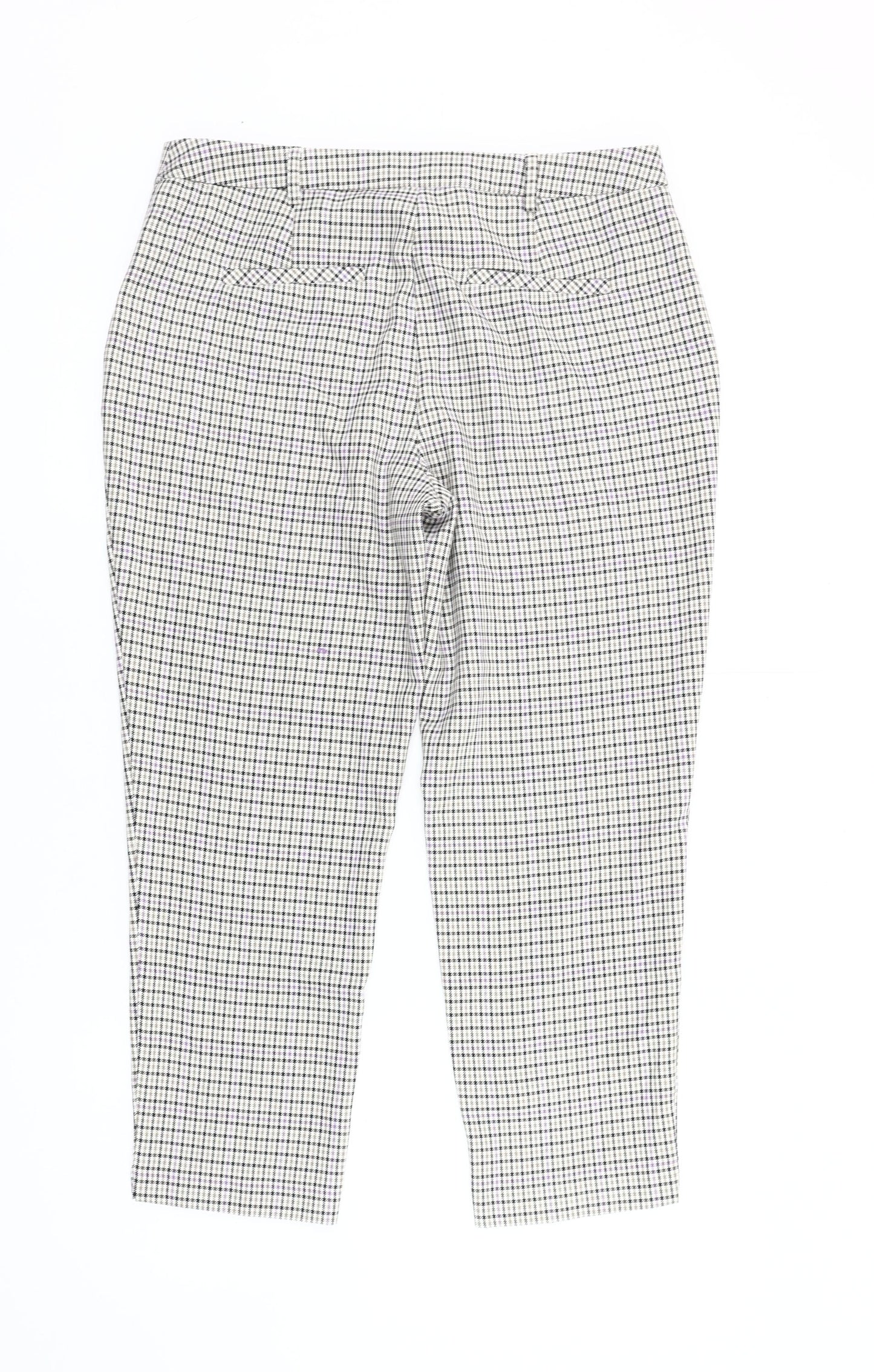 Dorothy Perkins Women's Multicolour Check Cropped Trousers