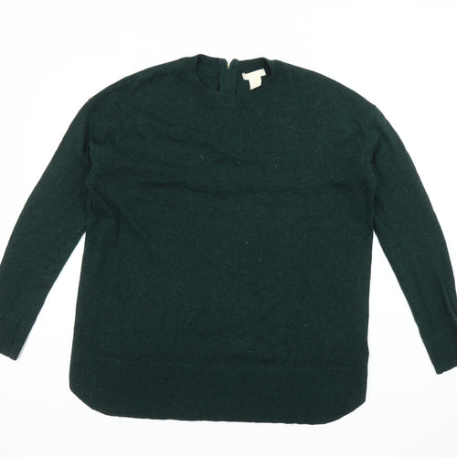 H&M Conscious Women's Green Pullover Jumper, Size M