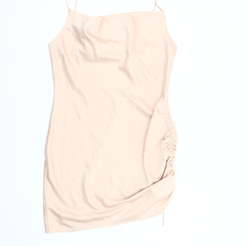 Topshop Women Pale Pink Slip Dress Size 10