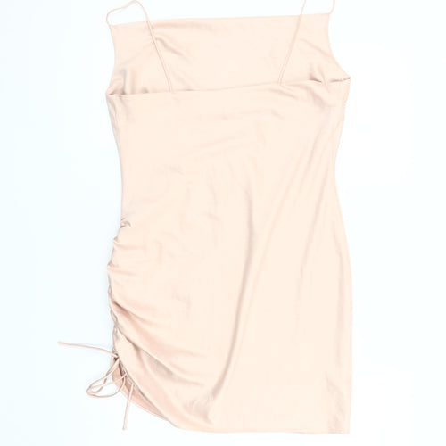 Topshop Women Pale Pink Slip Dress Size 10