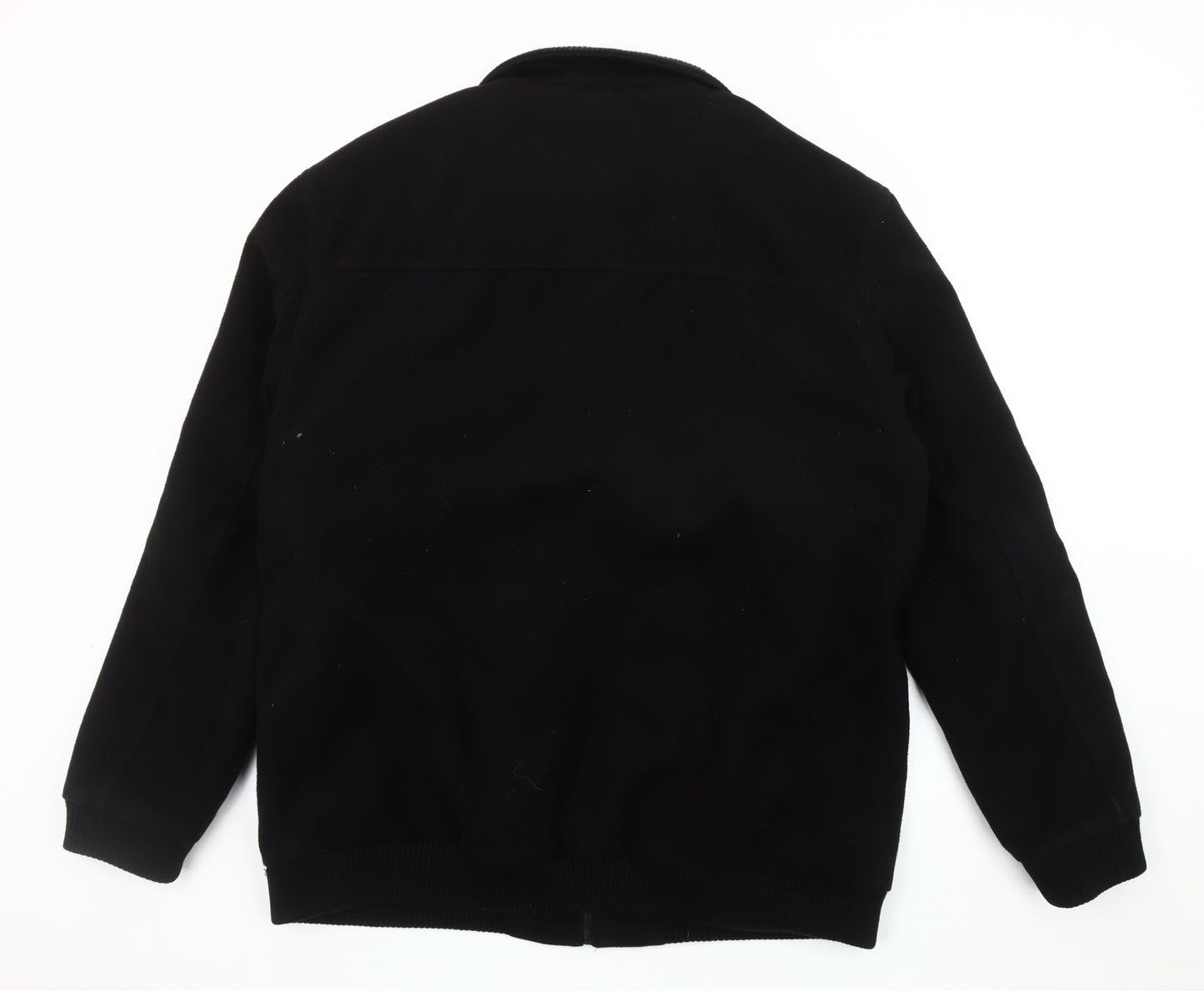 Greenwoods Men's Black XL Casual Zip Jacket