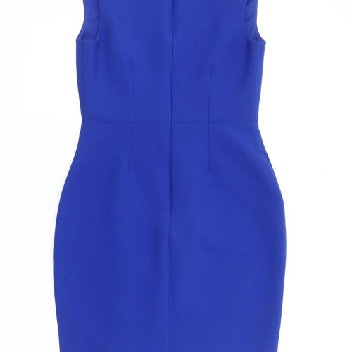 Lipsy Women's Blue Bodycon Dress Size 10