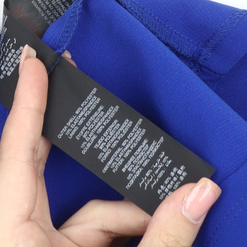 Lipsy Women's Blue Bodycon Dress Size 10