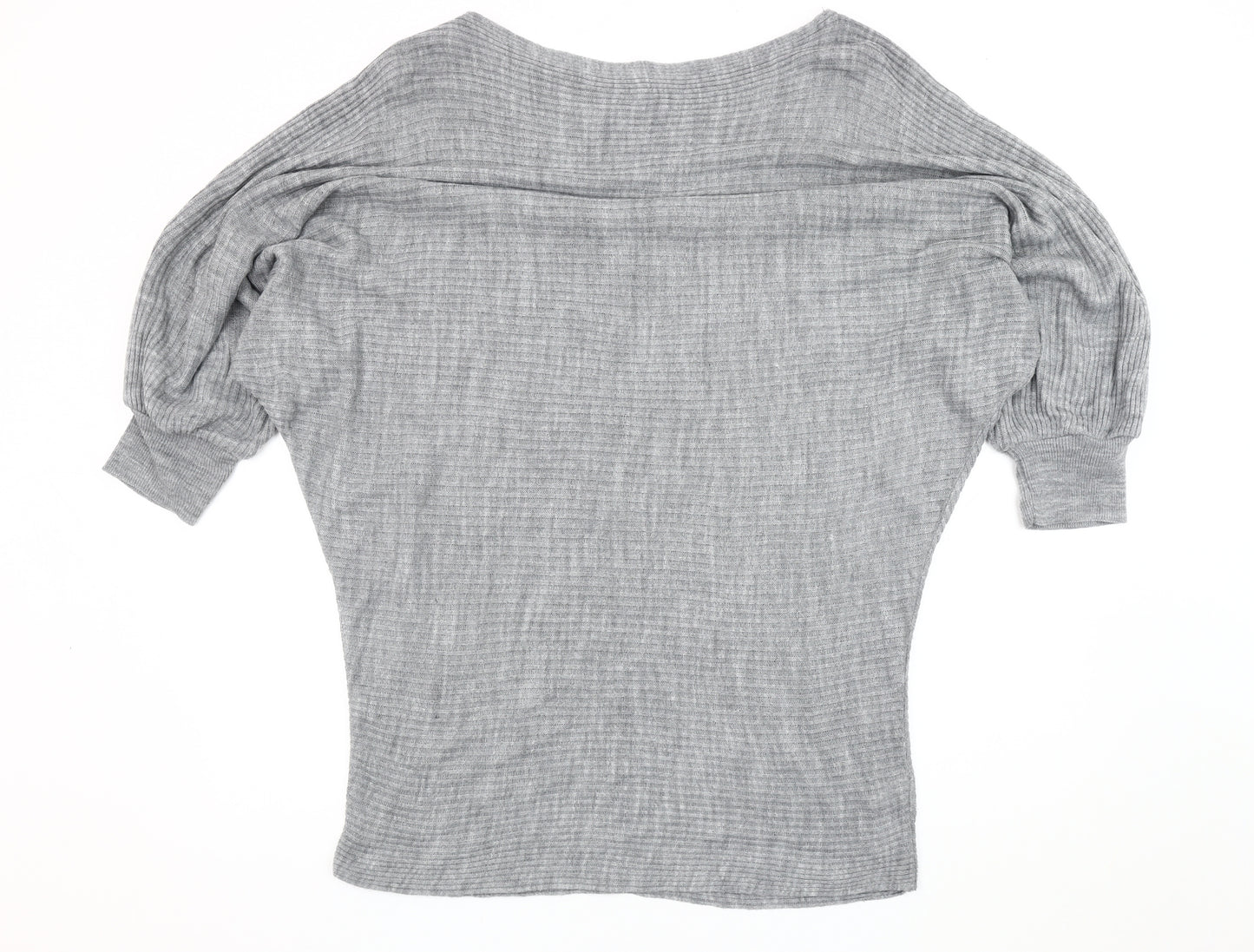 Friends Like These Grey Women's Jumper UK 14 Boat Neck