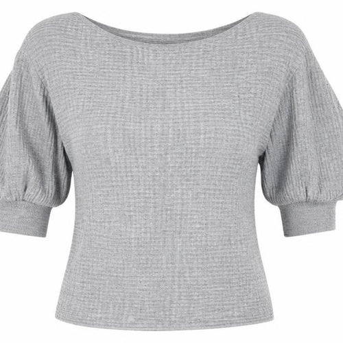 Friends Like These Grey Women's Jumper UK 14 Boat Neck