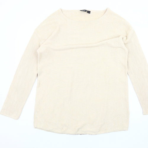 Esmara by Heidi Klum Women's Beige Pullover Jumper Size L